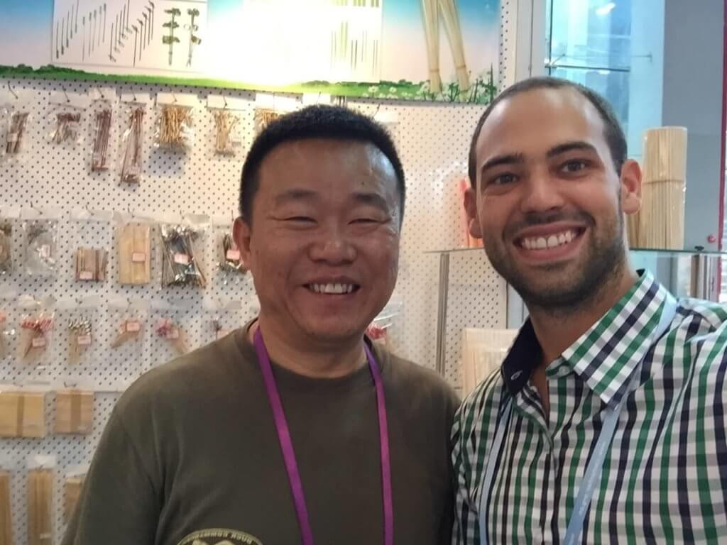 Canton Fair: Greg and Supplier rep