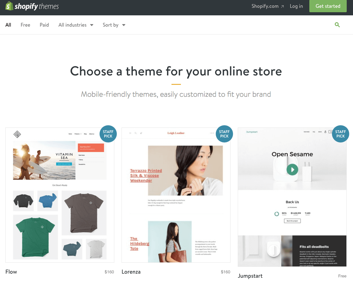 shopify themes