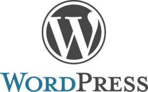 wordpress logo - blogging platform with ecommerce plugins