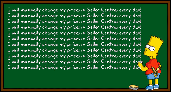 bart simpson i will change my prices in seller central