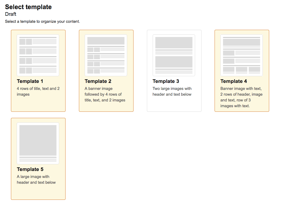 enhanced brand content templates