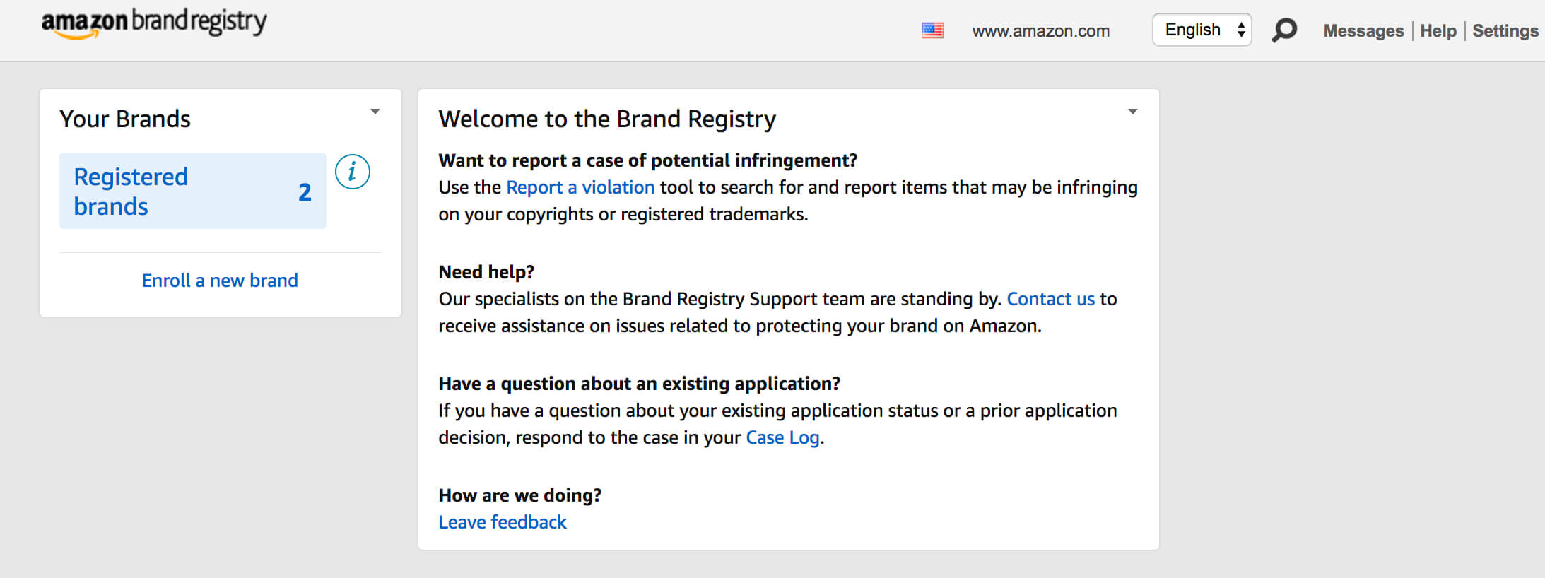 Welcome to brand registry 2.0