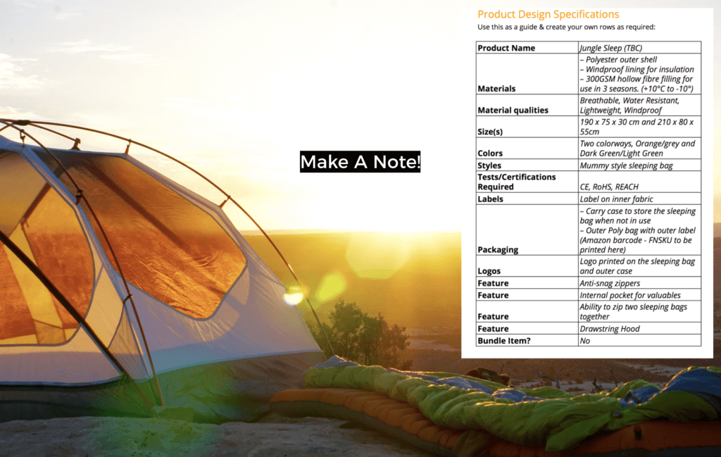 Kyms product specification