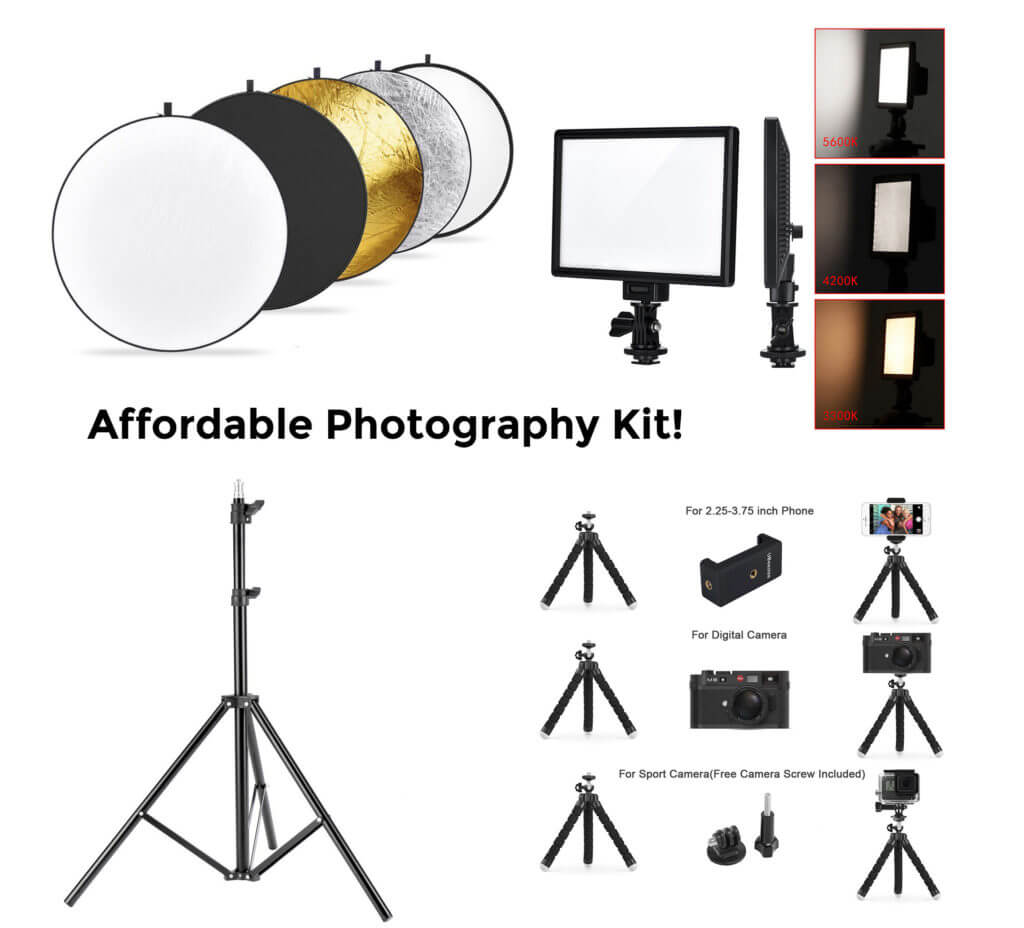 Affordable photography kit