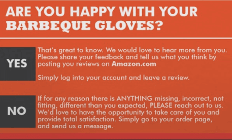 Get reviews on Amazon: BBQ gloves' insert