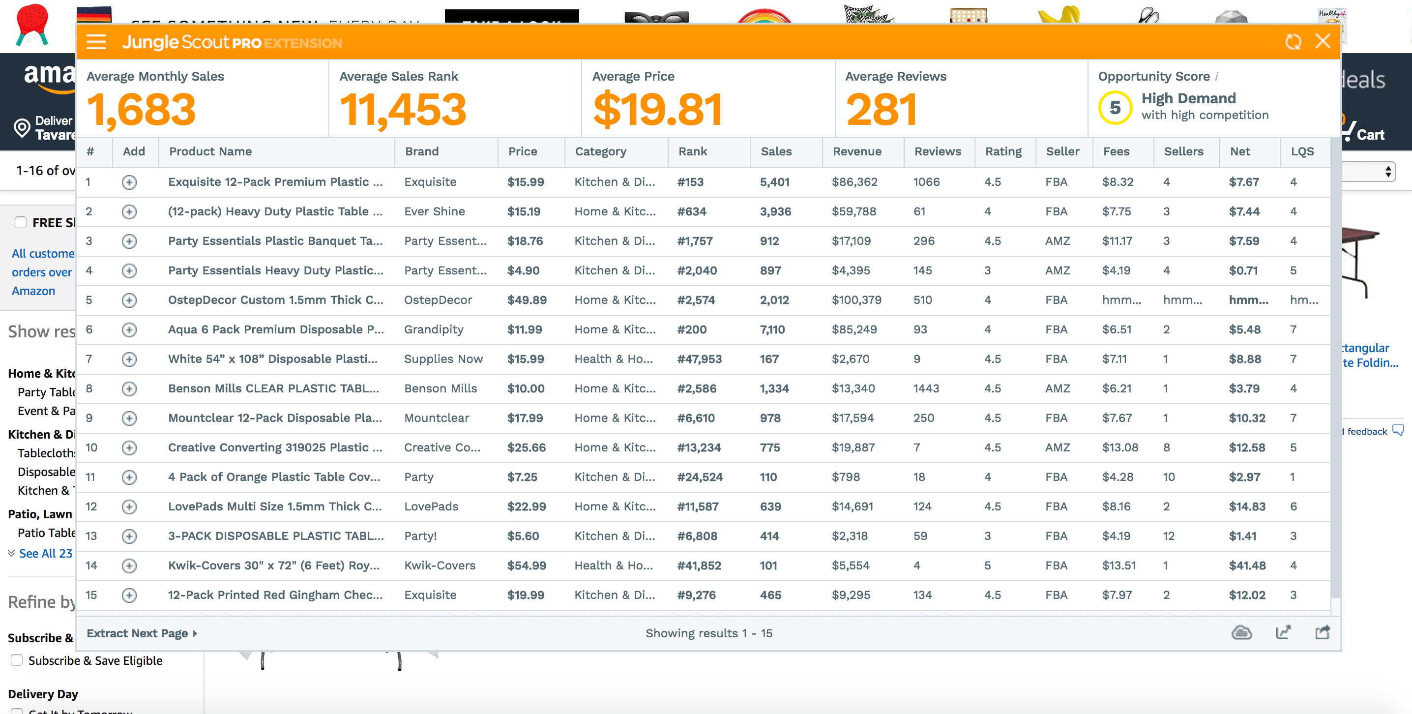 productivity tools jungle scout amazon