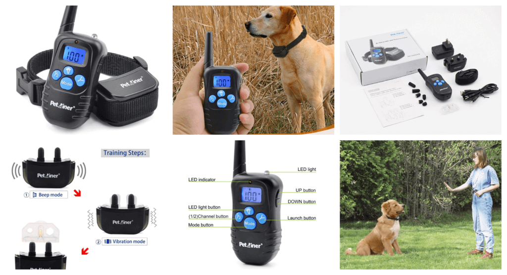 Petrainer PET998DRB1 Dog Training Collar Rechargeable