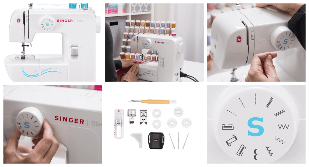 SINGER _ Start 1304 Sewing Machine with 6 Built-in Stitches, Free Arm Sewing Machine - Best Sewing Machine for Beginners