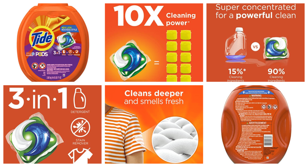 Tide PODS 3 in 1 HE Turbo Laundry Detergent Pacs