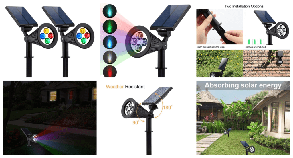 URPOWER Solar Lights