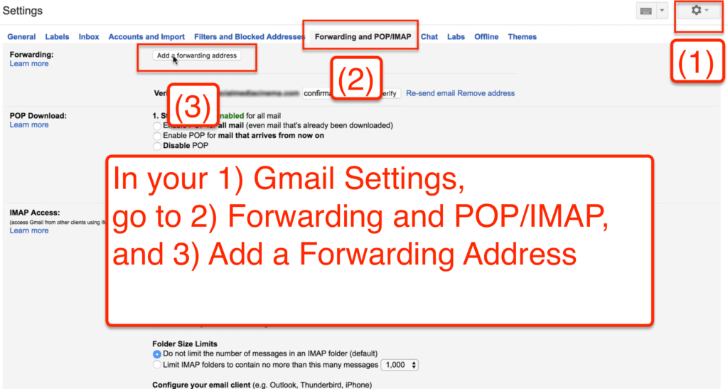 amazon email blacklist: Setting up email forwarding in gmail