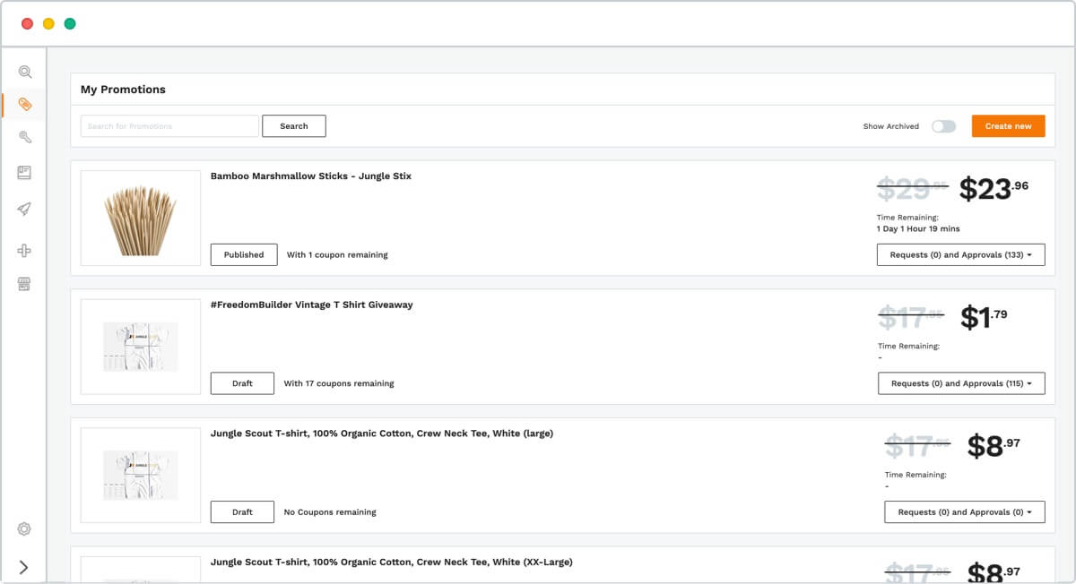 Jungle Scout Amazon Product Finder & Research Tool FBA Sales Data