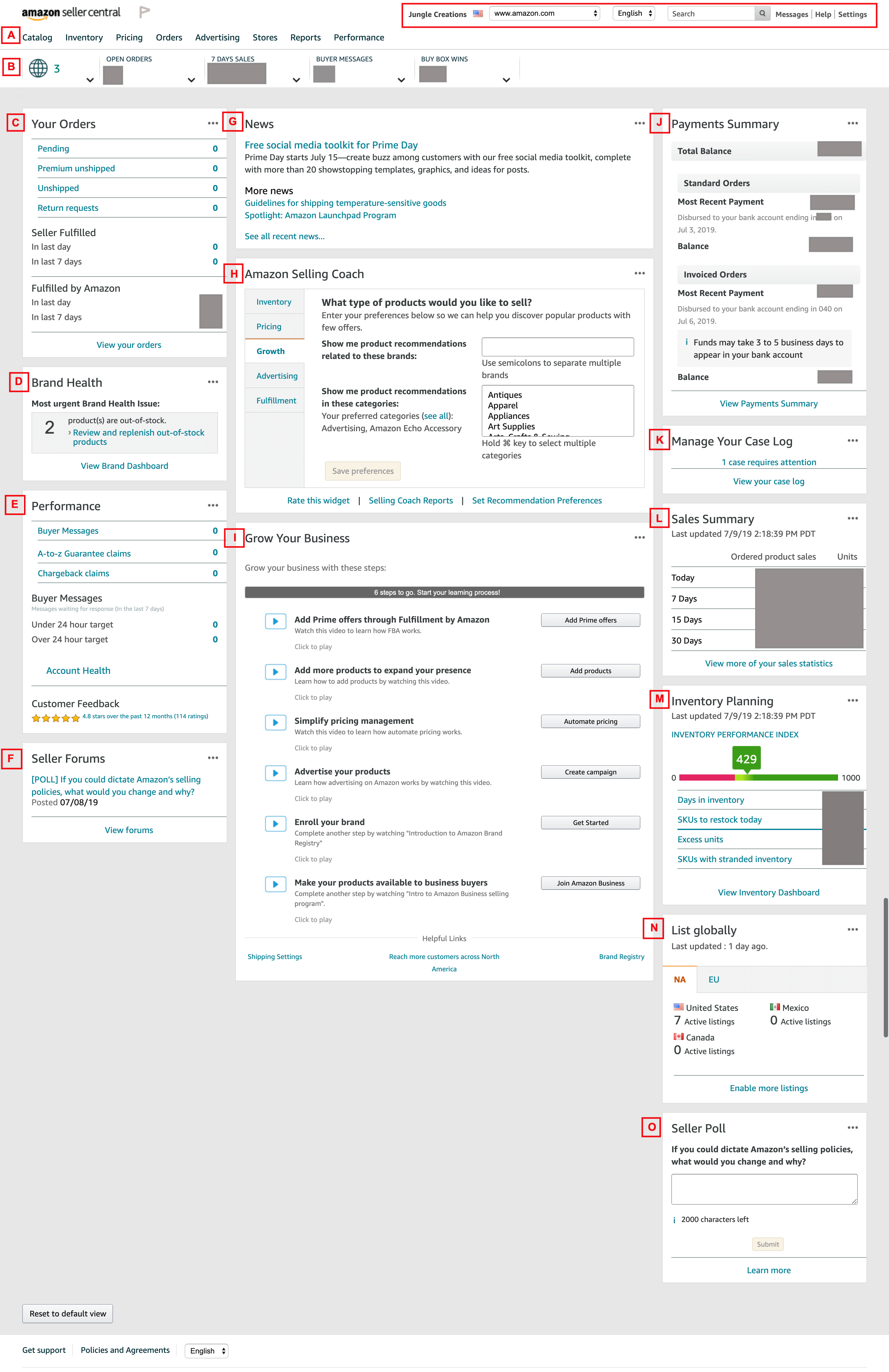 Amazon Seller Central Guide For 19 Jungle Scout