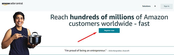 How to Sell on Amazon for Beginners - Register