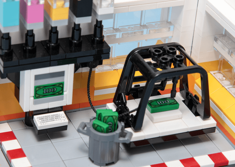 3D printed products on Amazon: image - Lego model of a 3D printer