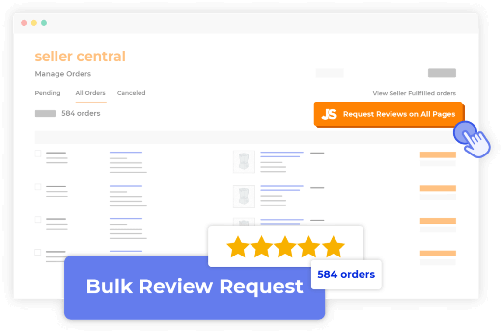 Request review feature in the chrome extension