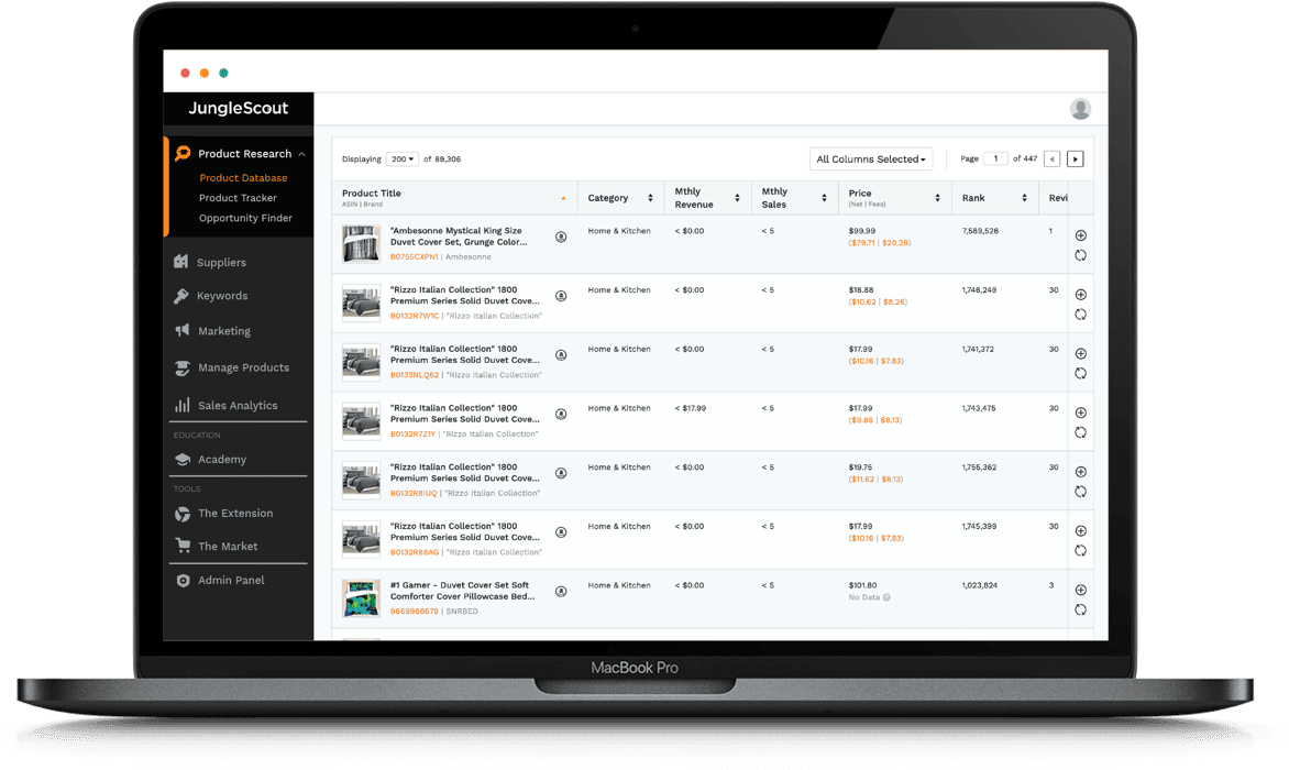Amazon Product Database Find Profitable Products to Sell