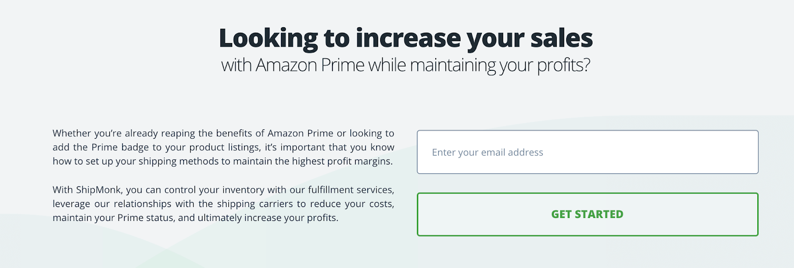 Amazon's fulfillment alternatives: Prime option