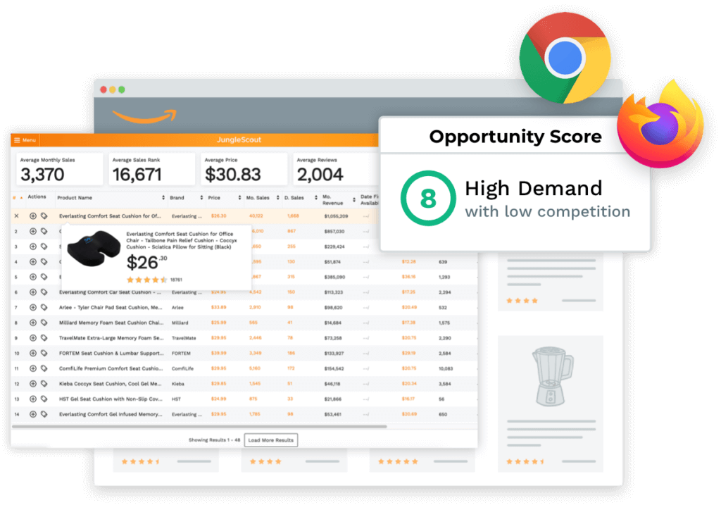 Jungle Scout Chrome Extension - Amazon Product Research & Seller Analytics Made Easy