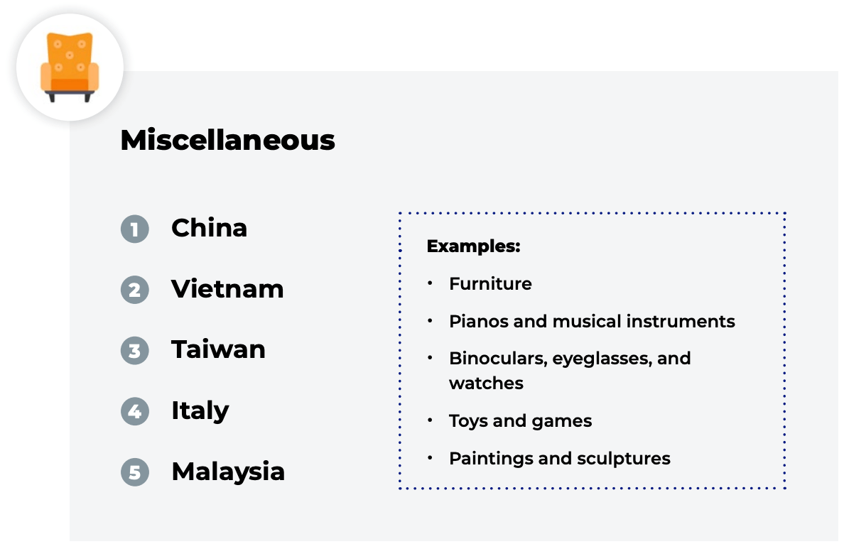 where to source miscellaneous products