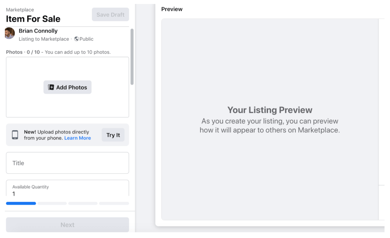 Marketplace-Facebook Buy and Sell Items Locally or Shipped