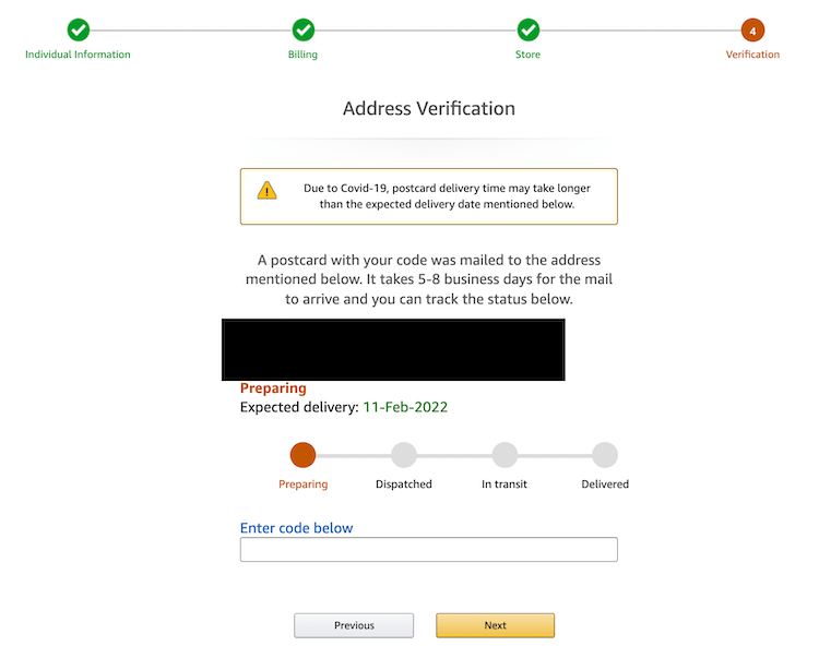 How To Make Money Online with Amazon Apps 14 address verify code seller central update