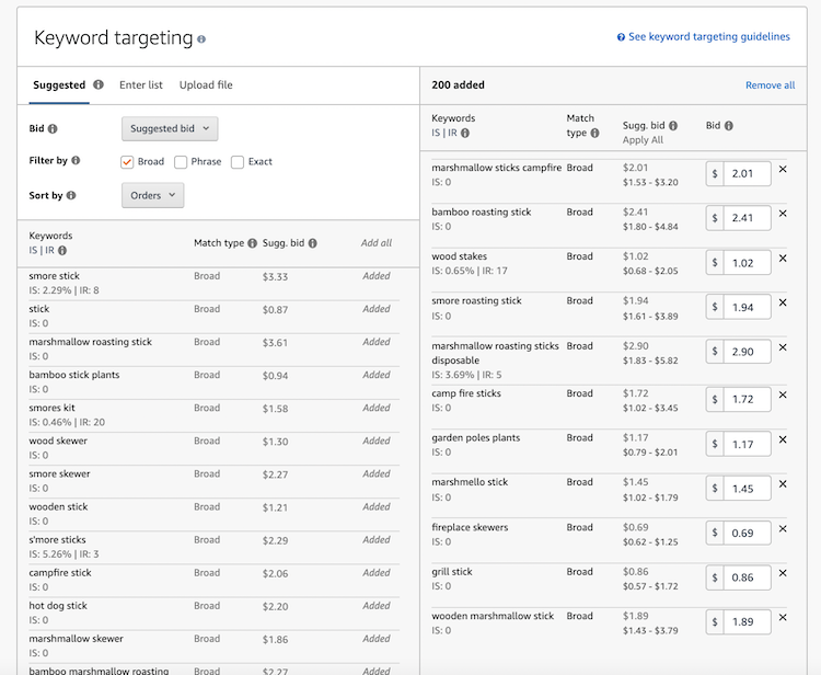 Targeting Tab Tutorial