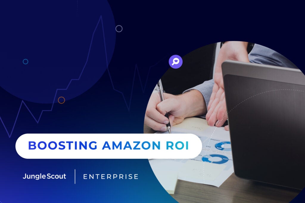 image with text that says boosting amazon roi
