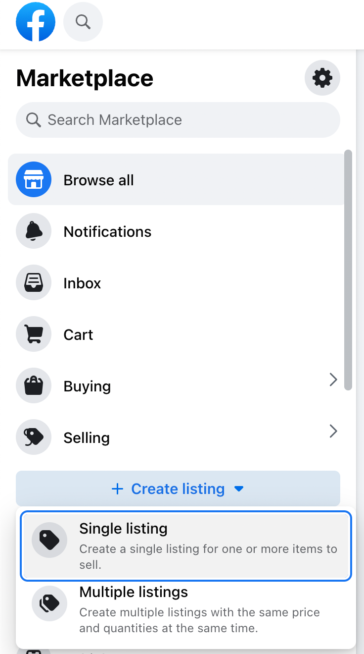 How to sell on Facebook Marketplace