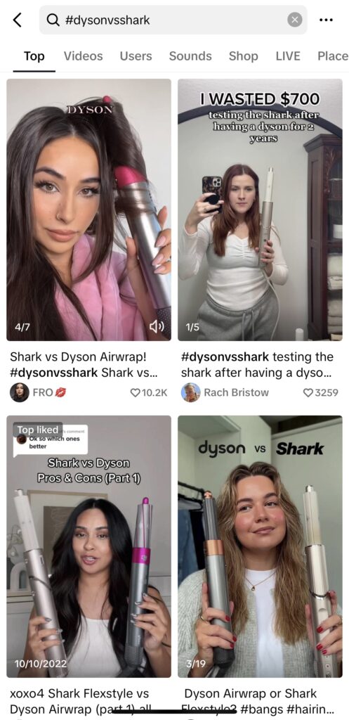 Dyson offering free gift with Airwrap hair styler - but Shark