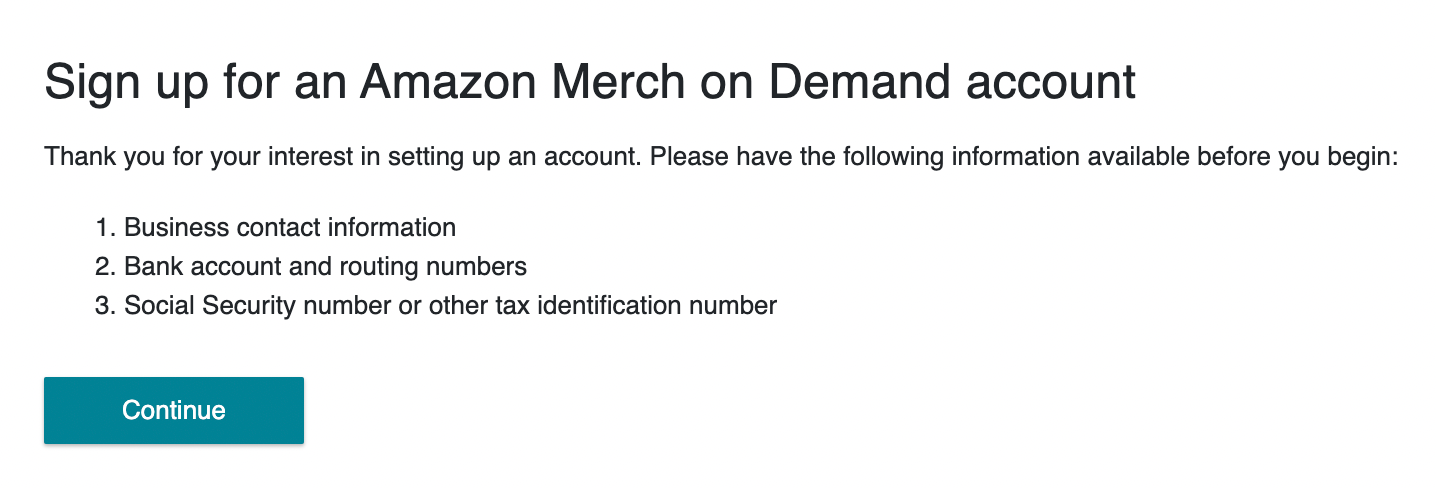 Merch on Demand