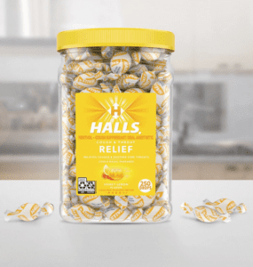 Halls product listing image from Amazon