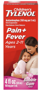 Children's Tylenol product listing image from Amazon