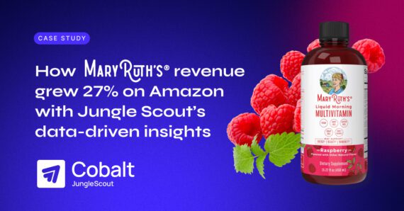Jungle Scout Cobalt Case Study: Mary Ruth’s Organics drives 27% revenue growth on Amazon