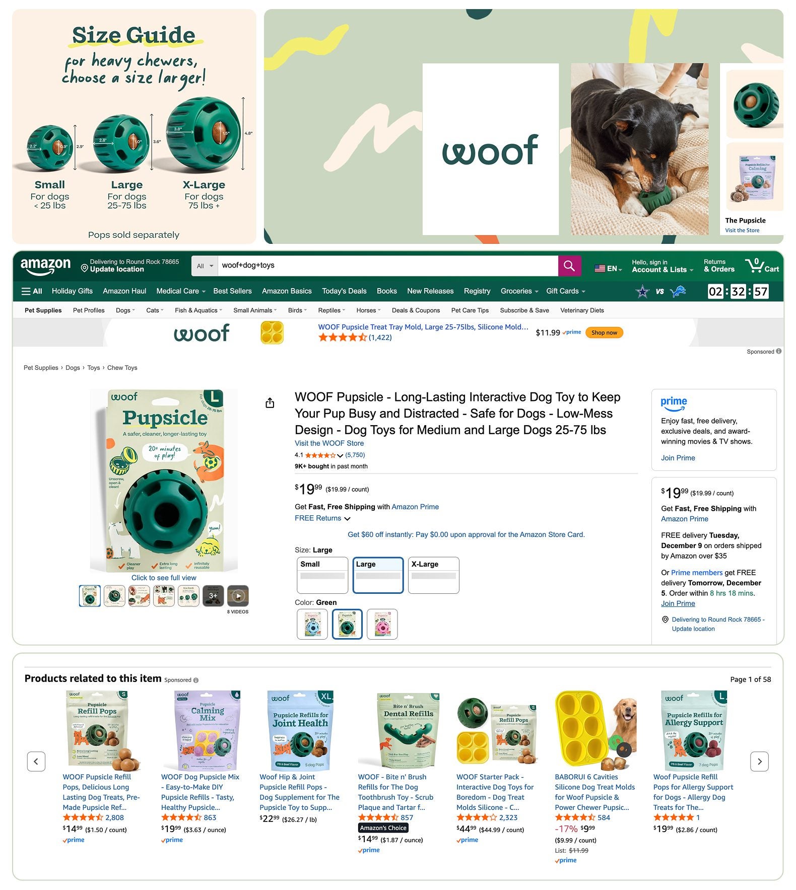 Woof dog products as an example of great brand development on Amazon